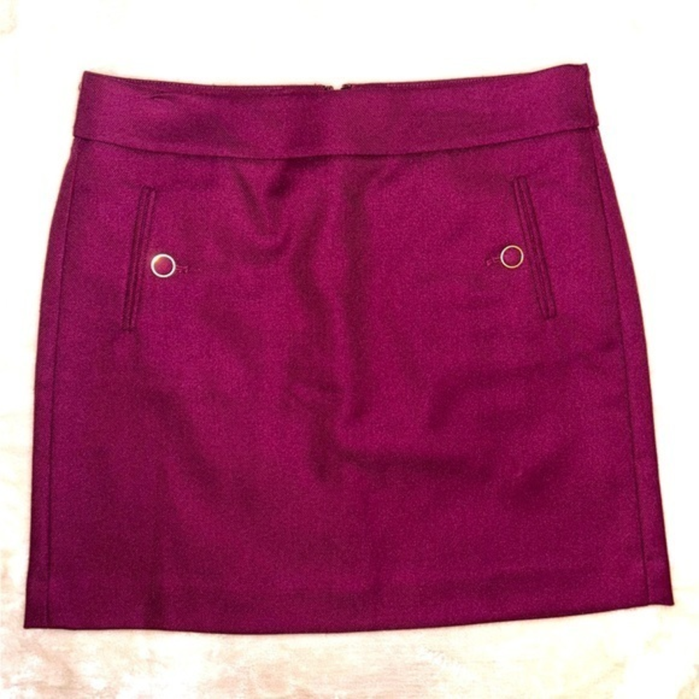 LOFT button pocket mini skirt‎ - fall/winter - sz 4